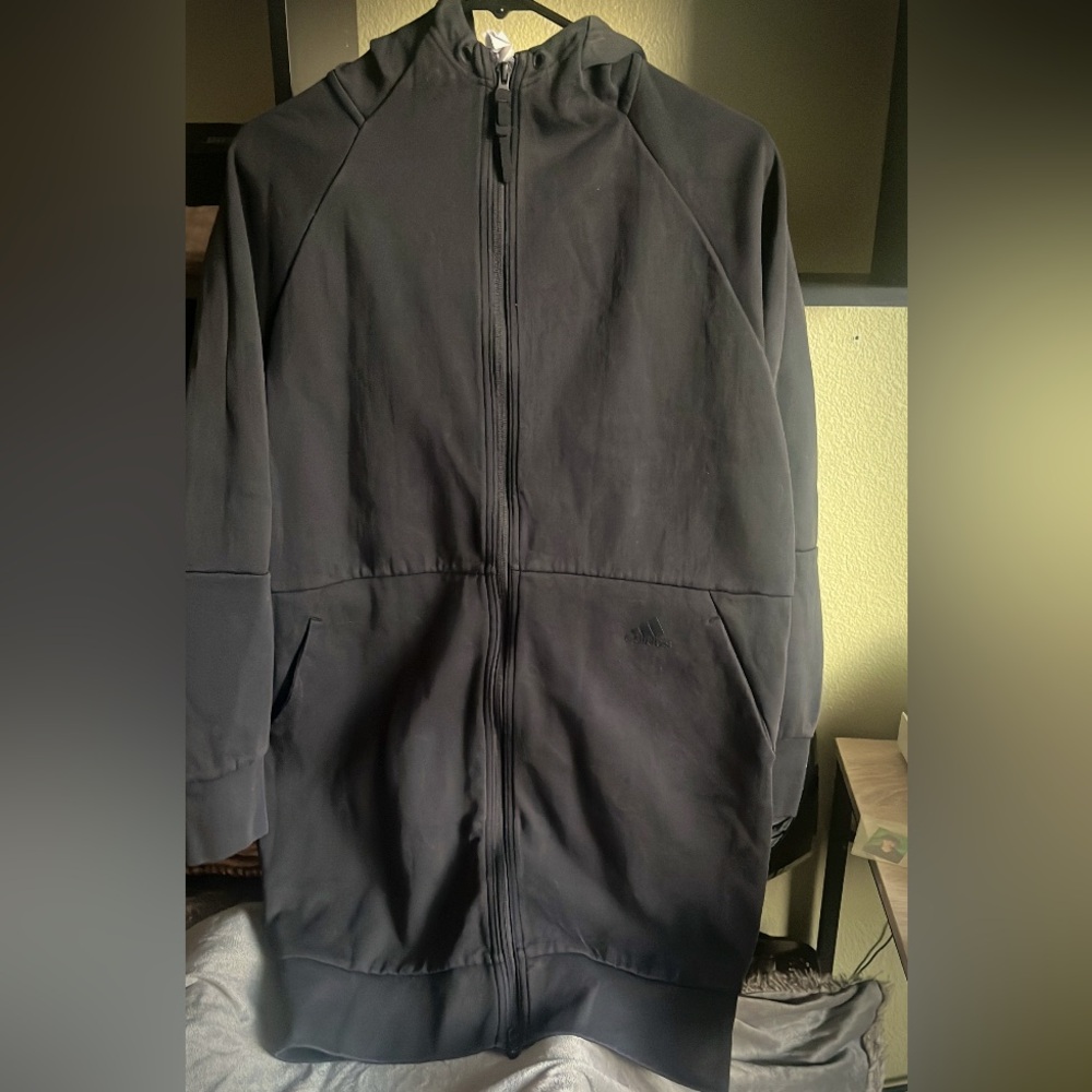 Adidas Black Hooded Dress